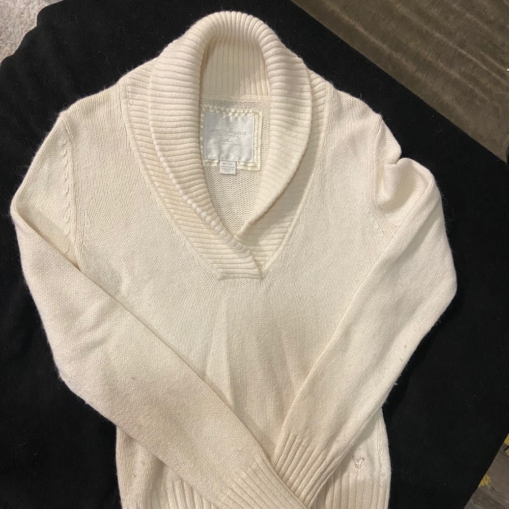 White Knit Sweater